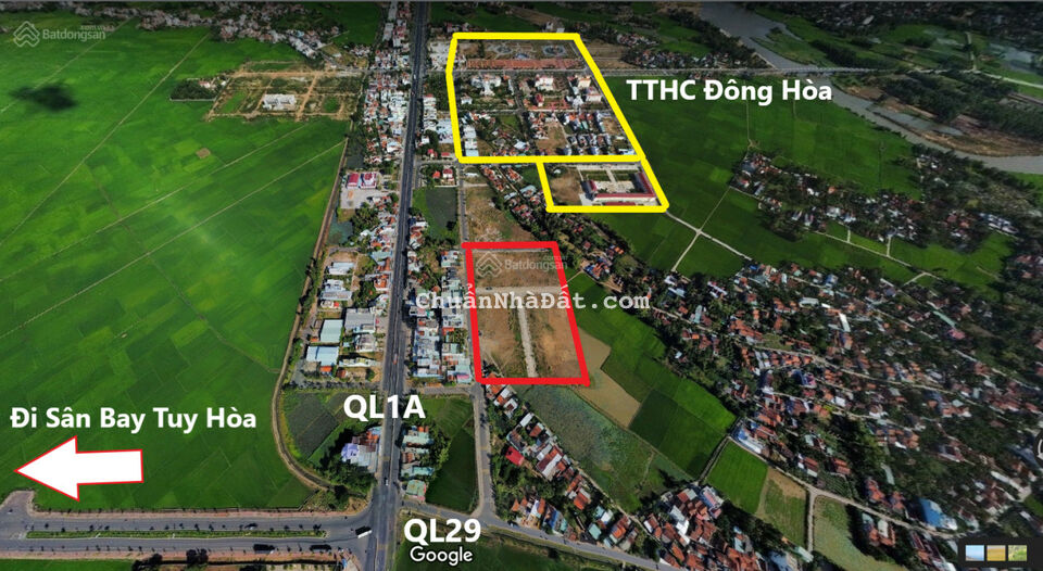 Để lại 2 lô đất nền ngay trung tâm Đông Hoà - Phú Yên, cách biển chỉ 7p