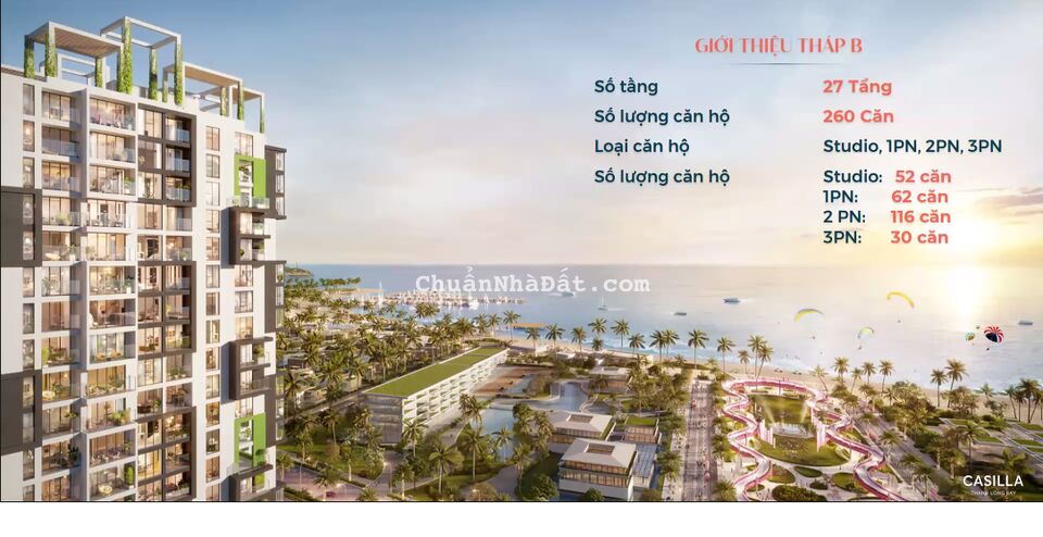 Căn hộ biển Phan Thiết giá giai đoạn 1 CĐT, sở hữu lâu dài, chỉ thanh toán trước 300 triệu