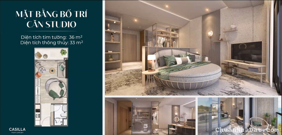 Casilla căn hộ nghỉ dưỡng biển pháp lý sở hữu Lâu Dài tại bình thuận, giá 52~55 triệu/m2