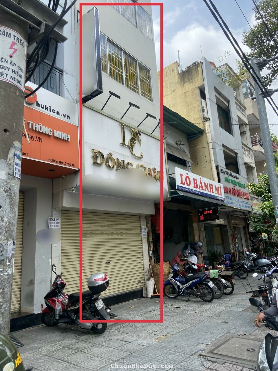 Cho thuê nhà Mặt tiền đường Trần Quang Khải, p.Tân Định, Quận 1. DT: (3.8x5.2) 19.75m2 Giá: 35tr/th