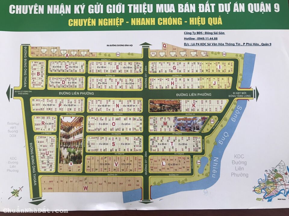 Sở hữu ngay đất nền KDC Sở Văn Hóa Thông Tin, Liên Phường, P. Phú Hữu, Quận 9 cam kết giá rẻ nhất Sở hữu ngay đất nền KDC Sở Văn Hóa Thông Tin, Liên Phường, P. Phú Hữu, Quận 9 cam kết giá rẻ nhất