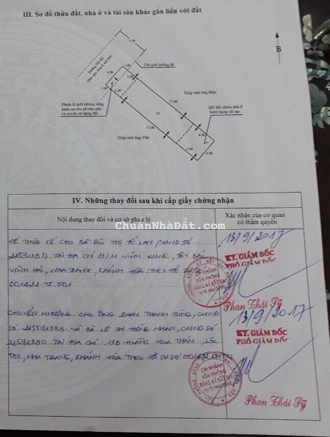 Bán nhà Vĩnh Hải Nha Trang mặt tiền đường 5m gần chợ