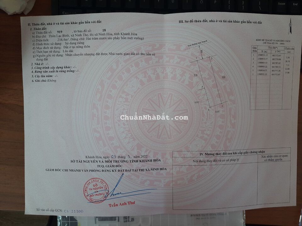 Bán đất Ninh Thọ Ninh Hoà nằm gần các KCN đường oto full thổ cư Bán đất Ninh Thọ Ninh Hoà nằm gần các KCN đường oto full thổ cư