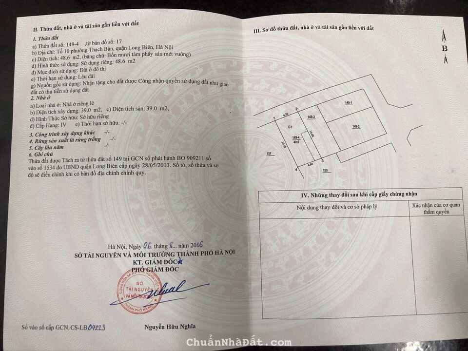 Tôi cần bán lô đất 48.6m2 tại tổ 10 Thạch Bàn, Long Biên. Tôi cần bán lô đất 48.6m2 tại tổ 10 Thạch Bàn, Long Biên.