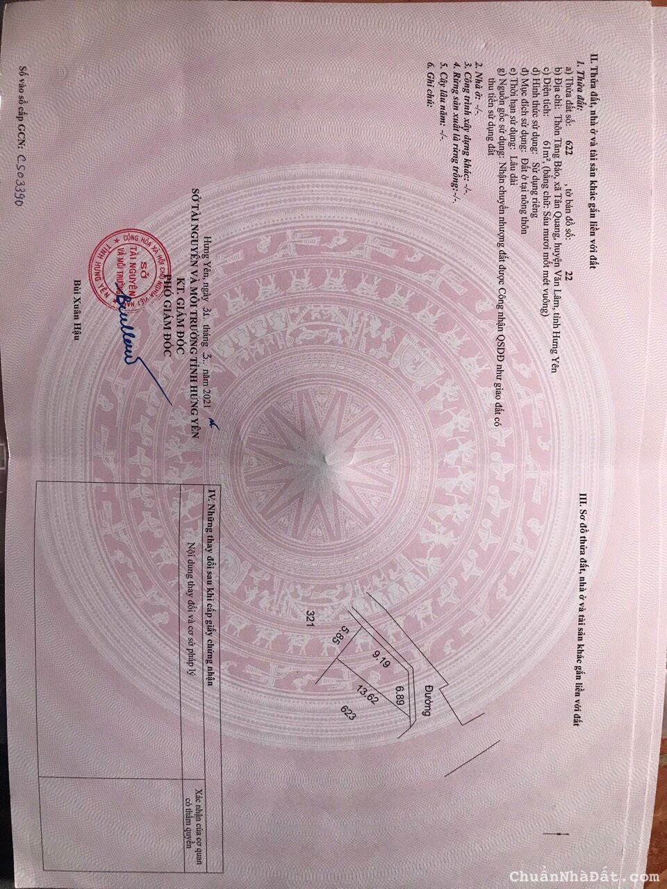 Bán đất Tân Quang vị trí cực đẹp, giá lại tốt. LH 0339799574