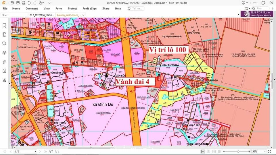 Cắt lỗ 500tr suất đất tại Ngải Dương, Đình Dù. LH 0339799574
