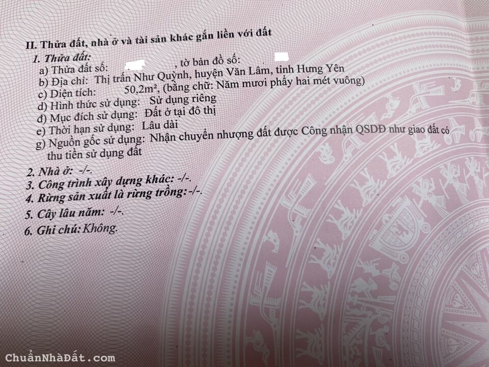 Đất Hành Lạc ngõ 2m 50m giá 1 tỷ lh 0362554684 