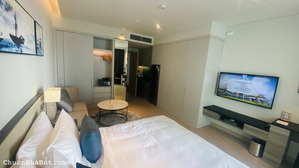Cần bán căn studio view biển tầng trung tòa A-B Citadines full nội thất cao cấp Cần bán căn studio view biển tầng trung tòa A-B Citadines full nội thất cao cấp