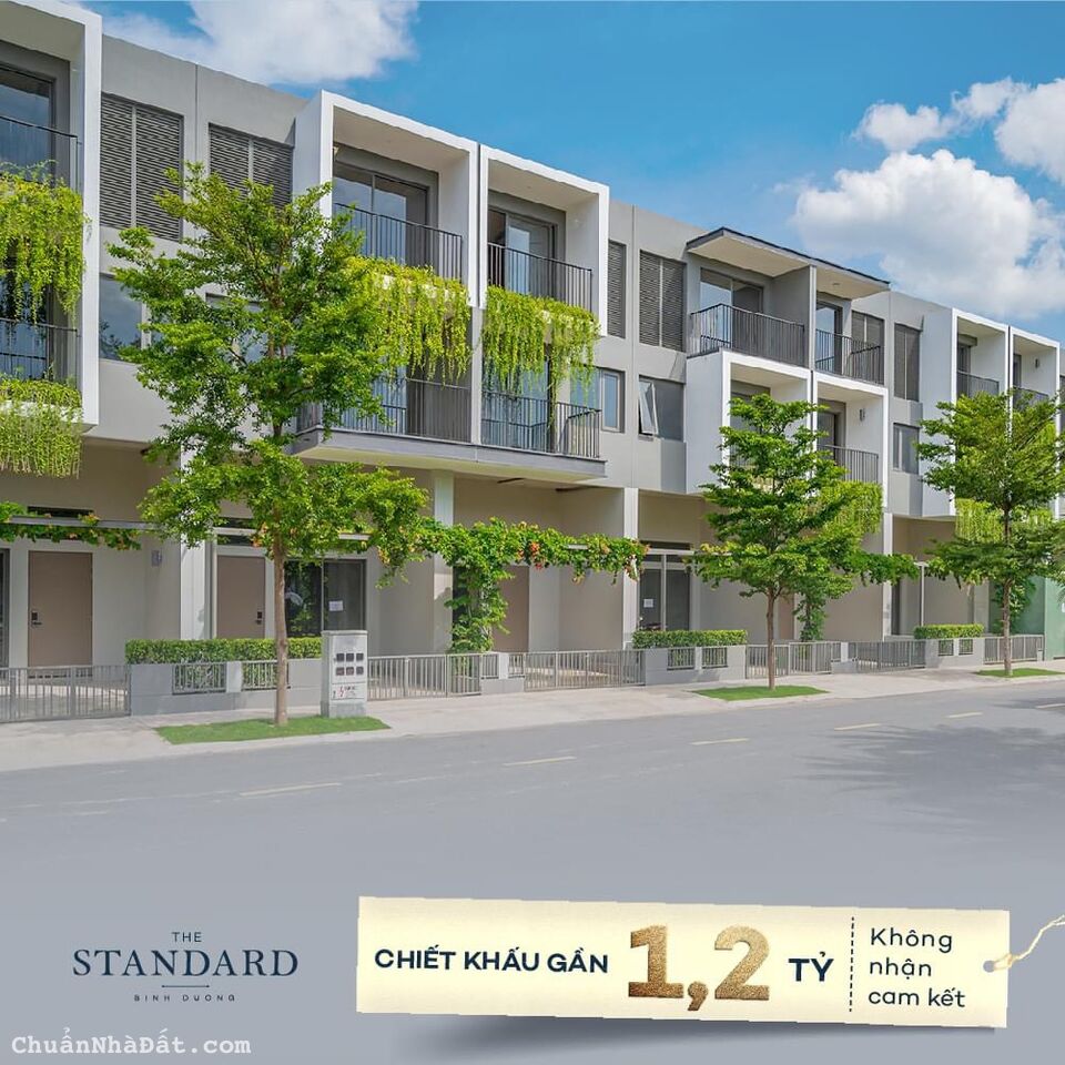 Mua nhà phố Biệt lập Phong Cách Resort The Standard chiết khấu khủng (Nhà thật - giá trị thật )