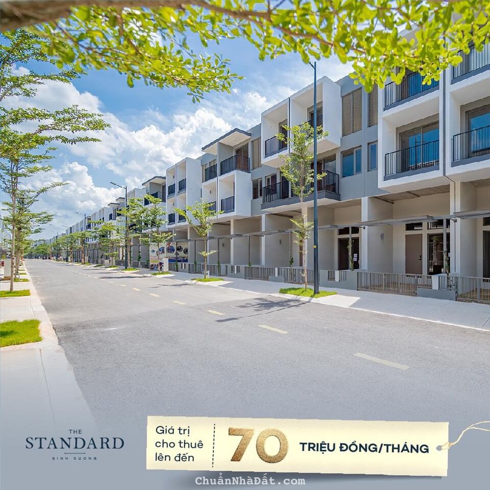 Mua nhà phố Biệt lập Phong Cách Resort The Standard chiết khấu khủng (Nhà thật - giá trị thật )