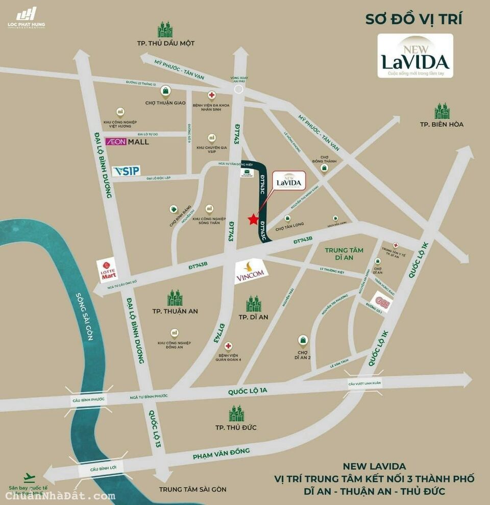 1.	NEW LAVIDA Cơ hội nhà ở cho người có THU NHẬP THẤP ngay Trung tâm TP Dĩ An giá chỉ từ 900tr/căn