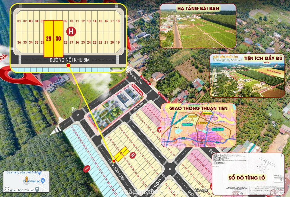 Bán ít đất sổ đỏ mặt tiền đường 22m trong khu hành chính mới Đăk Lăk 