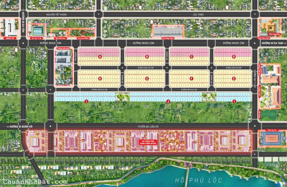 Tin Hot! 100% nhà đầu tư lời ngay khi đặt cọc đất nền KDC Phú Lộc Đăk Lăk 