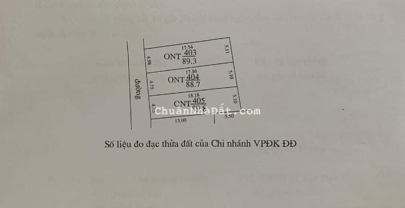 Bán 3 lô liền kề full thổ cư : Lạc Đạo, Văn Lâm: 0988663893
