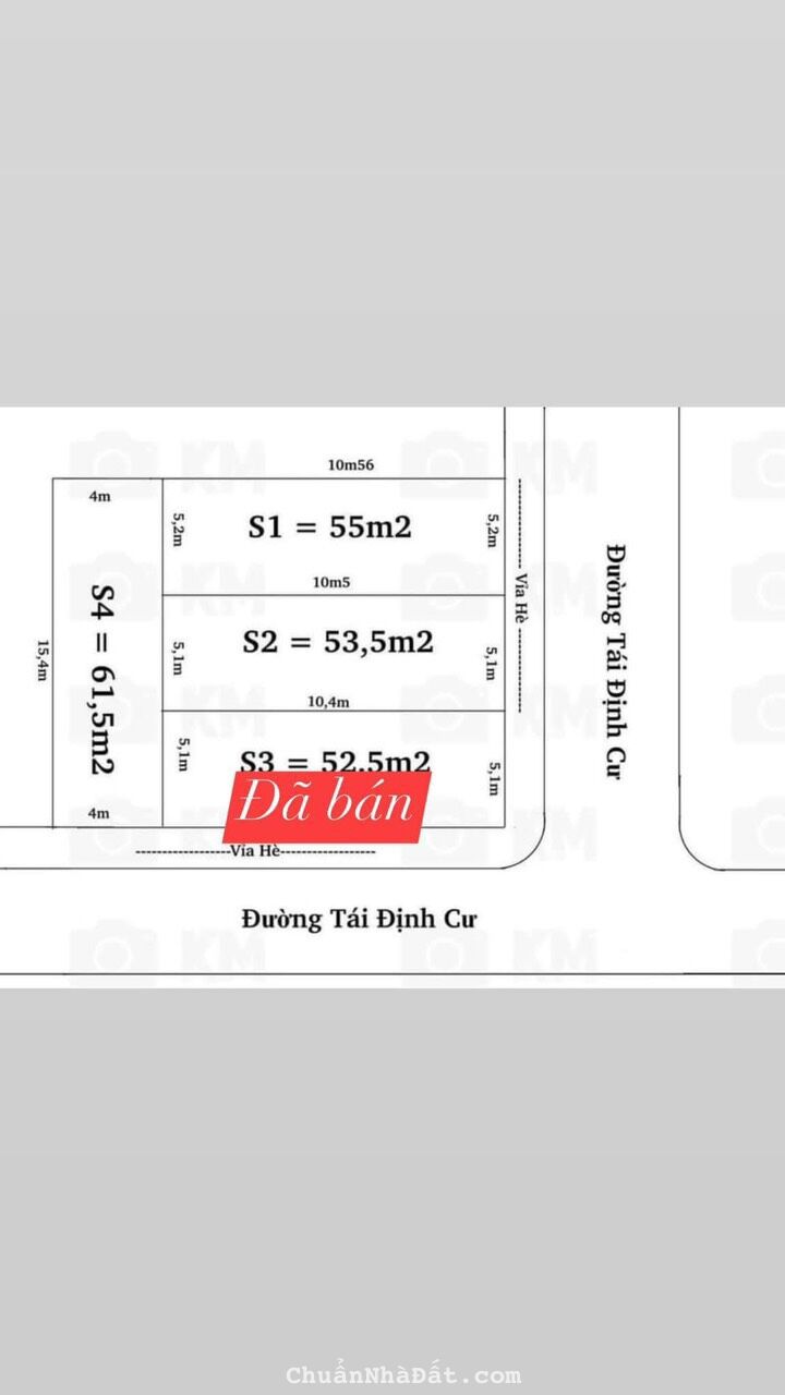 Bán 222,4 chia 4 lô Tại tuyến 2 Ngô Gia Tự ( Đường Rộng - có vỉa hè ), Thành Tô, Hải An, Hải Phòng