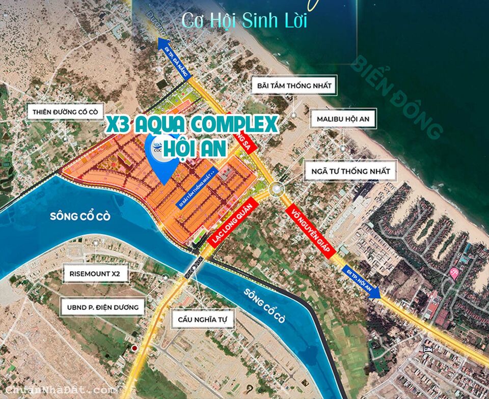 ĐẤT NỀN KHU ĐÔ THỊ X3 AQUA COMPLEX VEN SÔNG- VEN BIỂN PHÍA NAM ĐÀ NẴNG SỞ HỮU LÂU DÀI