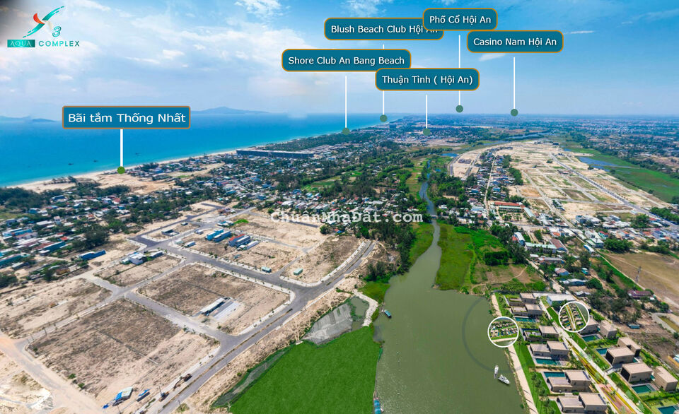 Sở hữu lâu dài đất khu đô thị view sông ven biển Đà NẴng - Hội An giá 14,7tr/m2