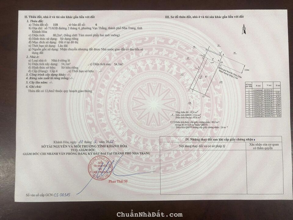 Bán nhanh nhà thô 80 m2 - Đường 2 tháng 4 - TTTP Nha Trang - giá chỉ 2 tỷ 3