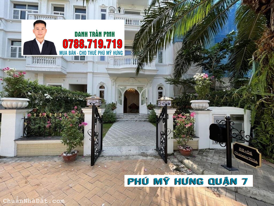 Bán Biệt thự liền kề Chateau villa 195m 4 tầng rẻ nhất 85 tỷ sàn 412m LH 0788719719 DANH TRẦN PMH