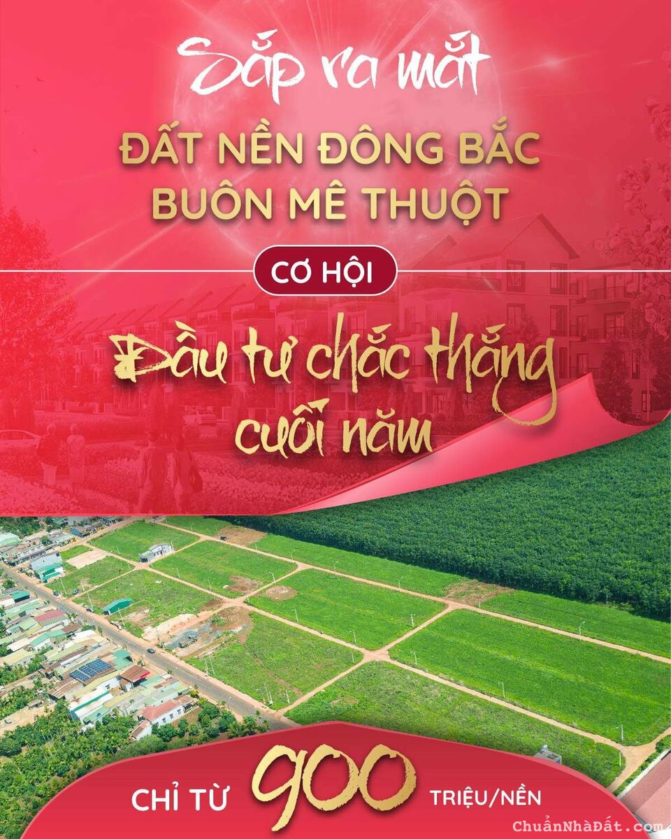 Mở bán đất nền đaklak chỉ 900tr 