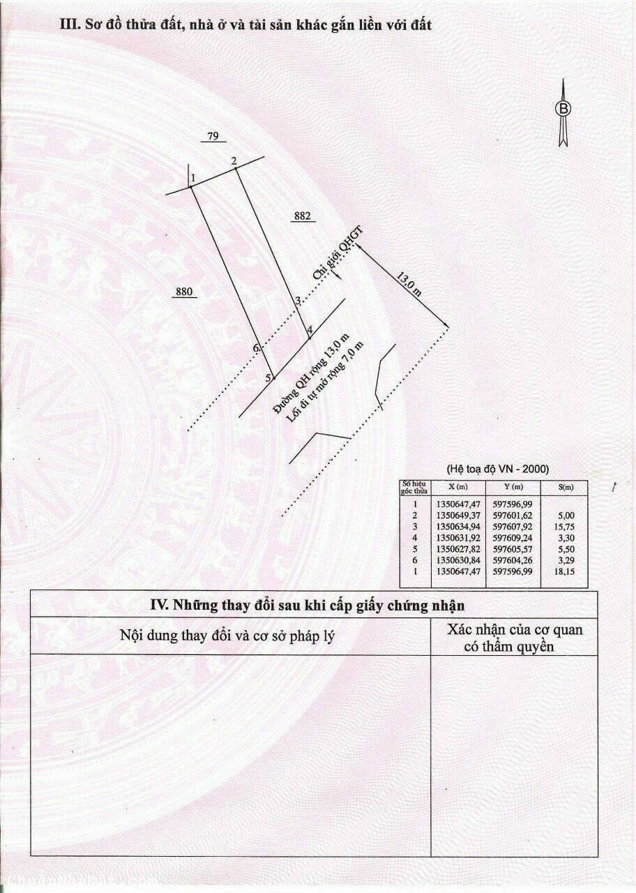 Cần bán đất xã Phước Đồng Nha Trang, diện tích 101m đường rộng 7m. 