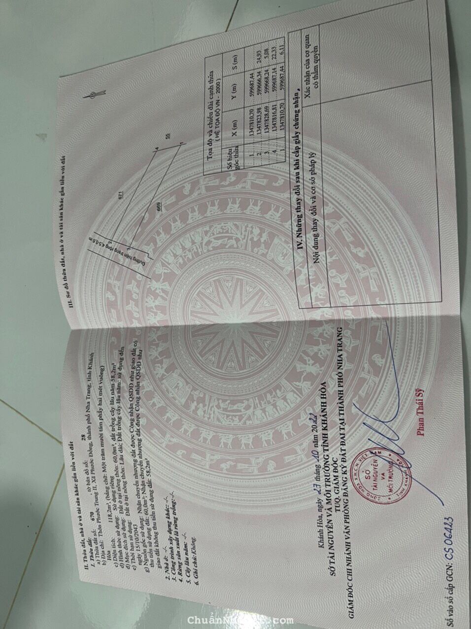 Đất thổ cư thôn phước lộc xã Phước Đồng Nha Trang, diện tích 118m .  