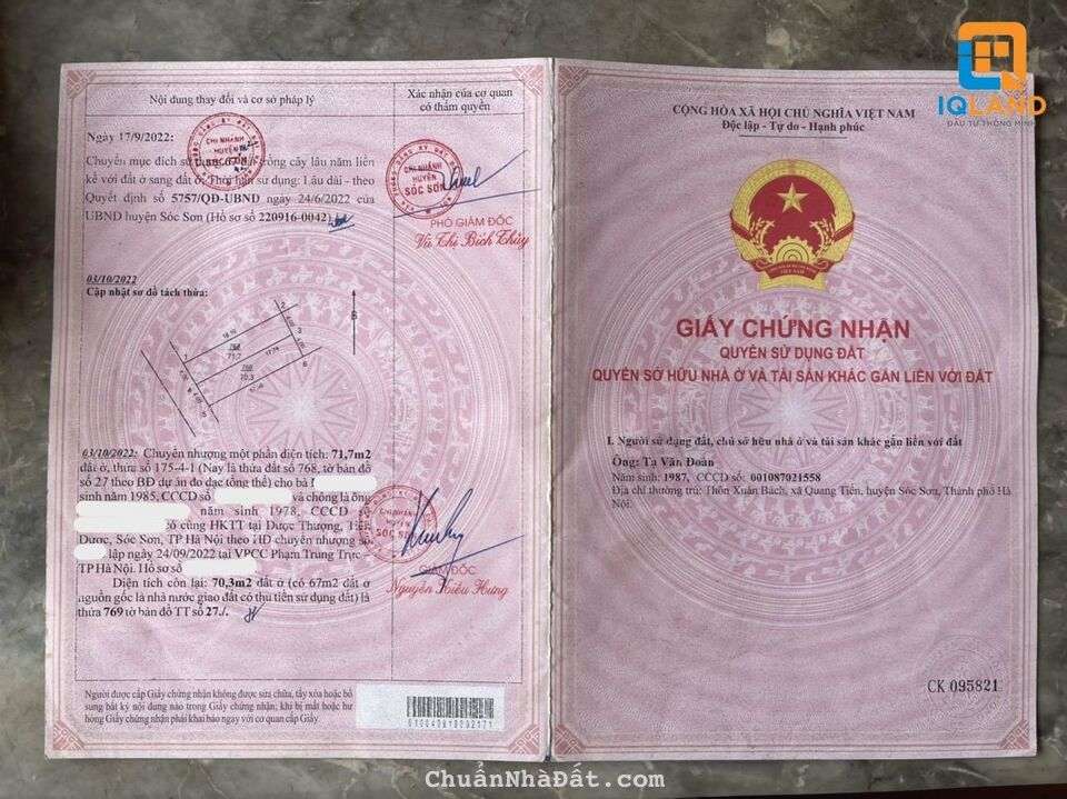 70m2 KINH DOANH ĐƯỢC TẠI XUÂN BÁCH QUANG TIẾN-ĐỐI DIỆN KCN NỘI BÀI 200M-GIÁ THẤP NHẤT KHU VỰC 70m2 KINH DOANH ĐƯỢC TẠI XUÂN BÁCH QUANG TIẾN-ĐỐI DIỆN KCN NỘI BÀI 200M-GIÁ THẤP NHẤT KHU VỰC