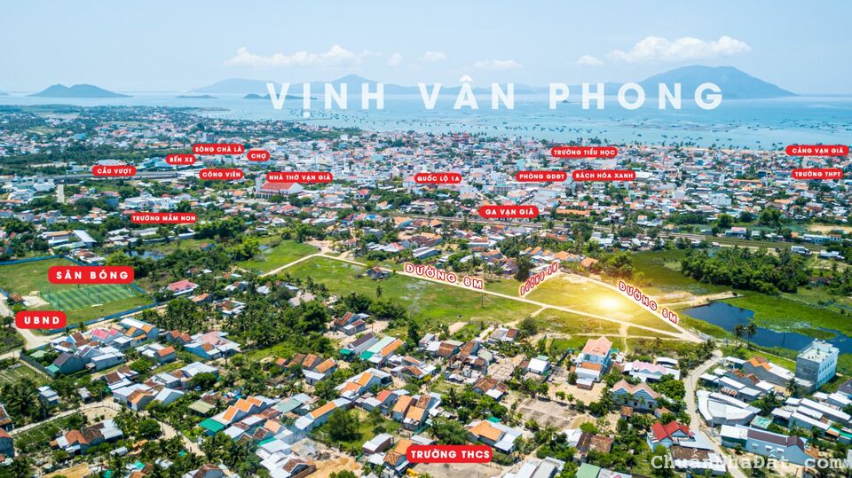 Bán Gấp Đất Nền Sổ Đỏ Bắc Vân Phong, Full Thổ Cư Chỉ 900TR/Lô