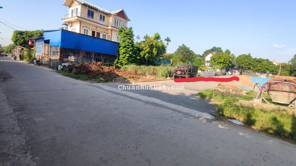 LÔ ĐẤT ĐẤU GIÁ - ĐÔNG SƠN CHƯƠNG MỸ - ĐƯỜNG TRƯỚC ĐẤT RỘNG - Ô TÔ TRÁNH    