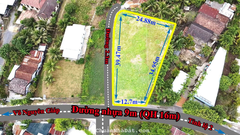 Bán lô góc full thổ cư mặt tiền đường nhựa 9m TT Diên Hòa - Diên Khánh