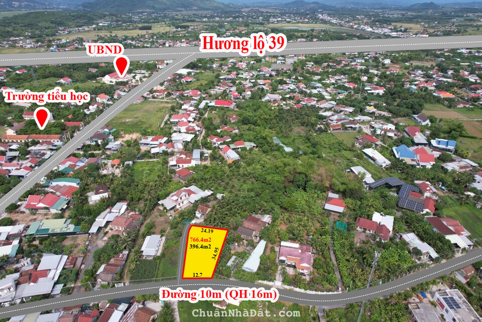 Bán lô góc full thổ cư mặt tiền đường nhựa 9m TT Diên Hòa - Diên Khánh