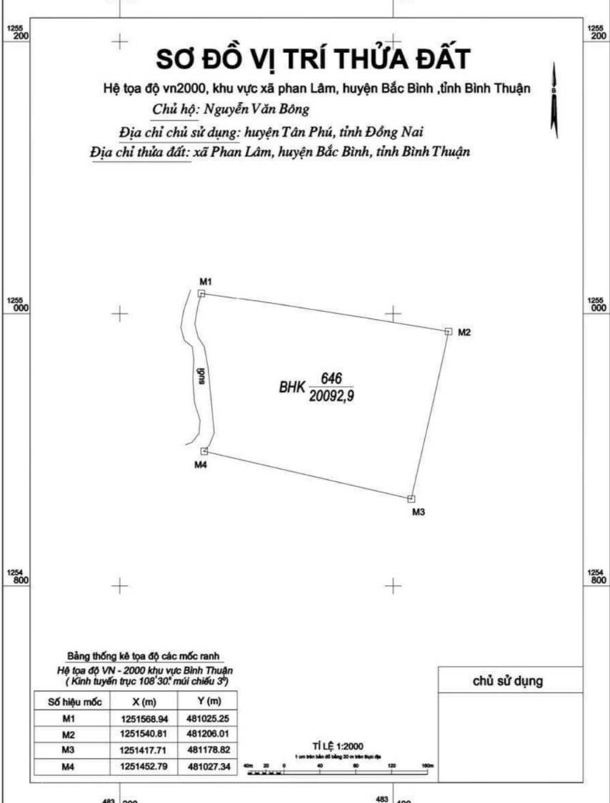 2ha trồng bạch đàn và xoài thuộc Xã Phan Lâm - Nằm cạnh QL28B - Gía cực tốt