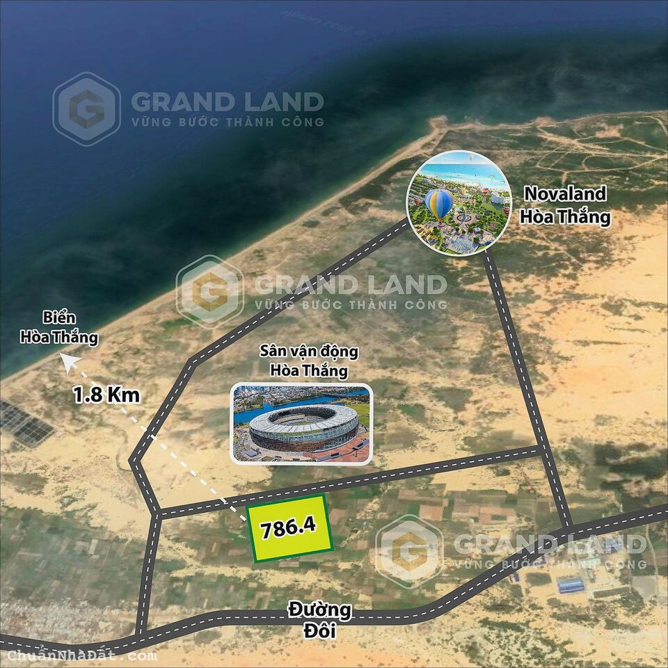 Lô biển đẹp, quy hoạch ONT sổ vuông vức, đường hiện hữu - Chiết khấu lên đến 5 chỉ vàng