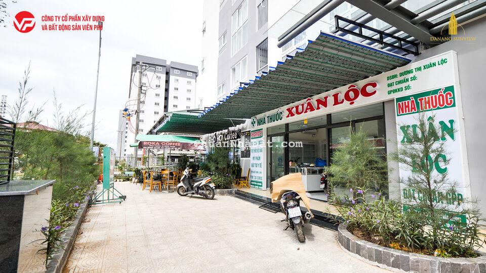 Căn góc E1 -01 mặt tiền đường 10m5 - Khu thương mại Âu Cơ