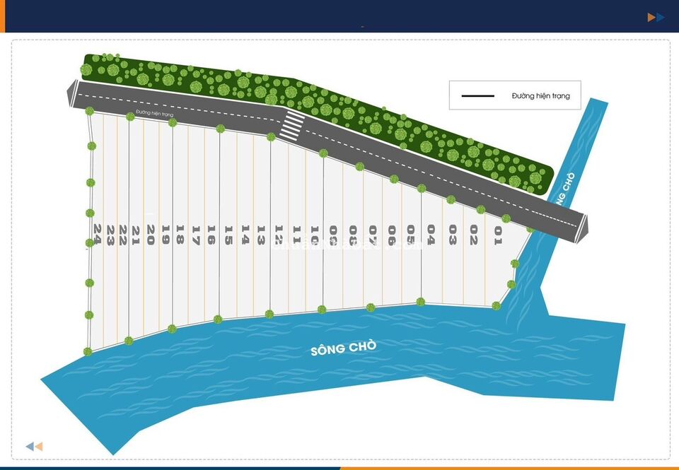 Đất Khánh Hiệp giáp sông Chò cực đẹp chỉ từ 250 triệu