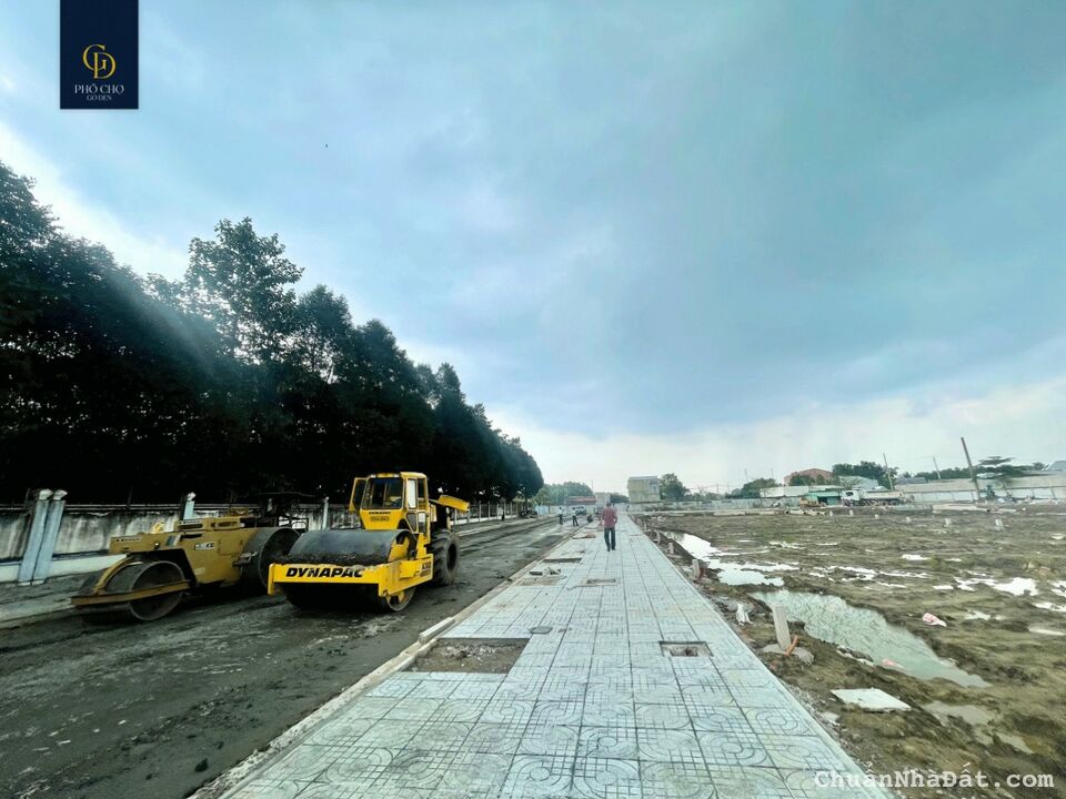 20 lô ĐẤT NỀN PHÂN LÔ CHỢ GÒ ĐEN, 100m2, trả trước 600tr/lô