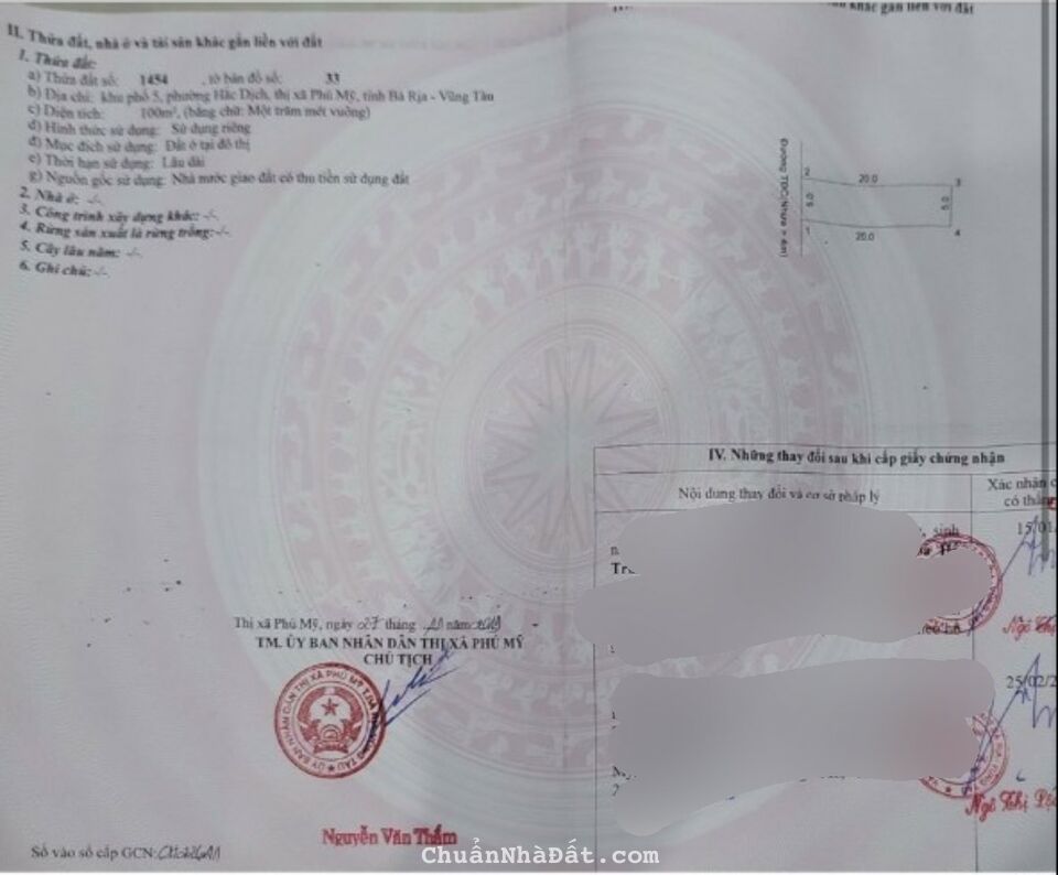 Bán đất ở đô thị trung tâm Hắc Dịch TC 100m2 giá rẻ chỉ 1,85 tỷ Lh 0938677909 xem sổ Bán đất ở đô thị trung tâm Hắc Dịch TC 100m2 giá rẻ chỉ 1,85 tỷ Lh 0938677909 xem sổ