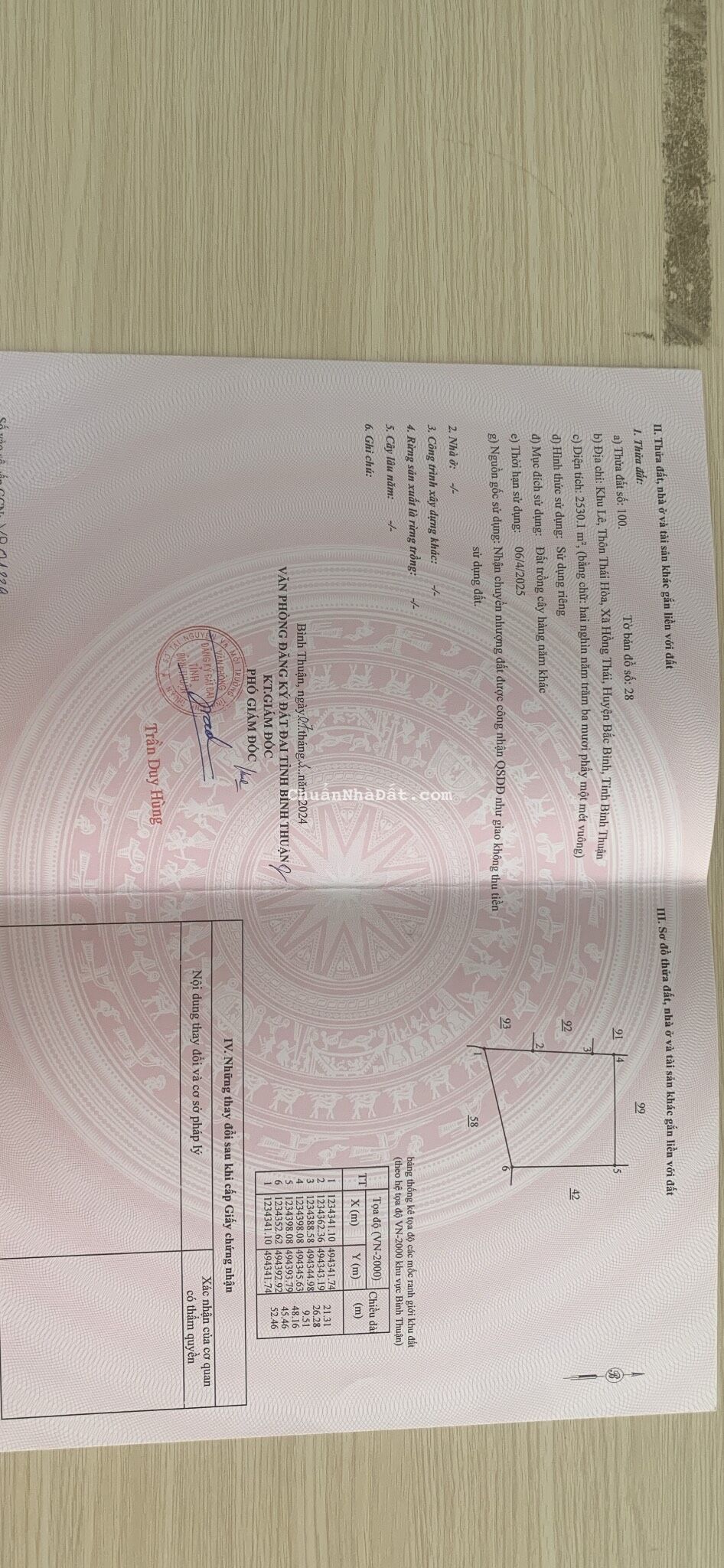 Bán đất nền bắc bình giá rẻ 2530m2 chỉ 185tr công chứng ngay Lh 0938677909 xem sổ