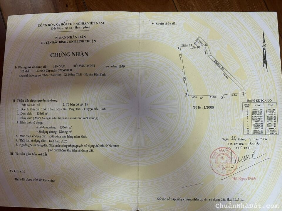 bán 13,564m2 đất vườn hồng thái giá rẻ 80k/m2, mặt tiền 190m cho khách tách thửa Lh 0938677909