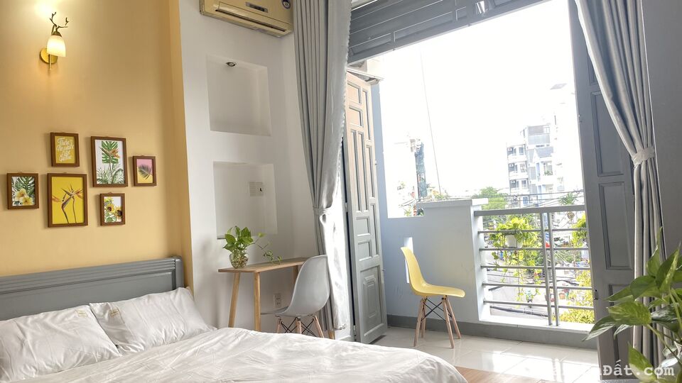 Cho thuê CHDV Nguyễn Văn Thương,Bình Thạnh, phòng rộng, BC thoáng.Giá rẻ