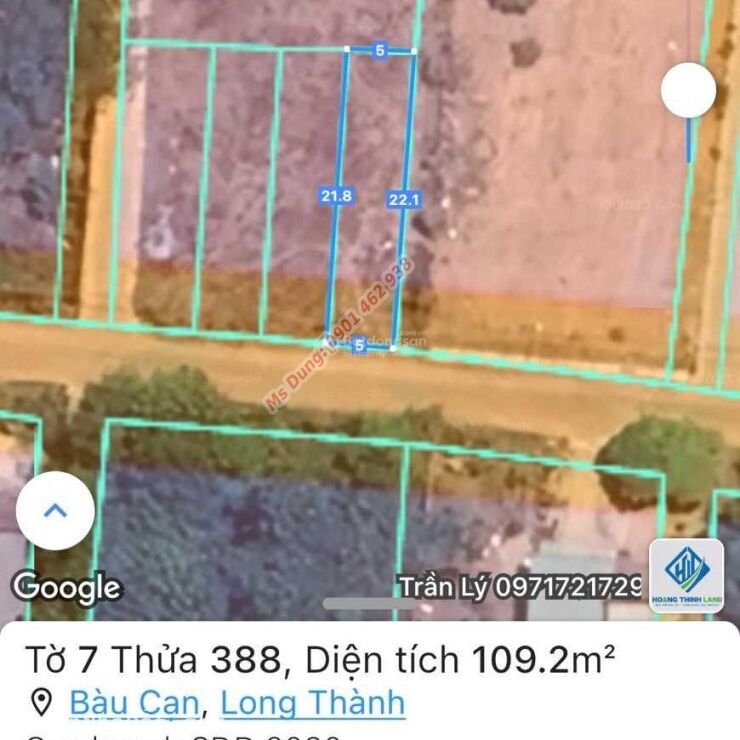 Ngộp Bank Bán Gấp Đất Sân Bay Sẵn Sổ Giá 2ty5 Còn 1ty6 LH 0934785080