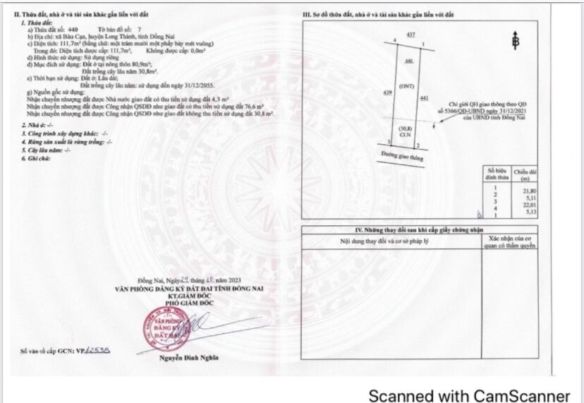 Cực Hiếm Lô Đất Dân (5X20) - Giáp Ranh Sân Bay Long Thành - Nằm Trong KCN