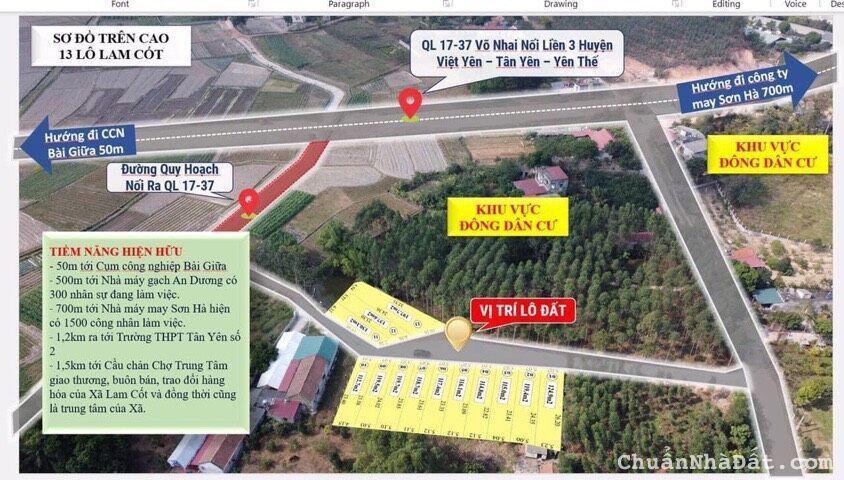 BĐS GIÁ RẺ TẠI TÂN YÊN BẮC GIANG