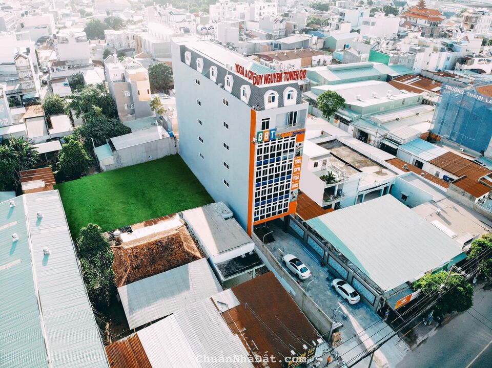 Bán toà nhà MT Lê Văn Khương, Hiệp Thành Q12 (8.6x50m) 7 Tầng chỉ 52Tỷ9