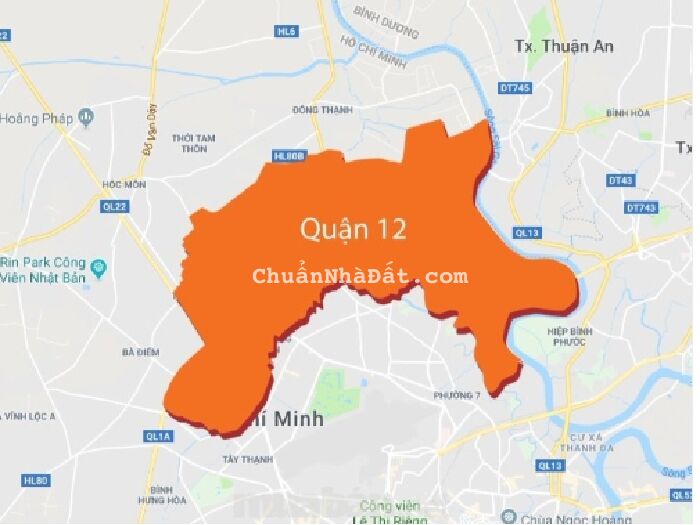 Cần bán nhà xưởng 429m2 Thạnh Lộc Quận 12