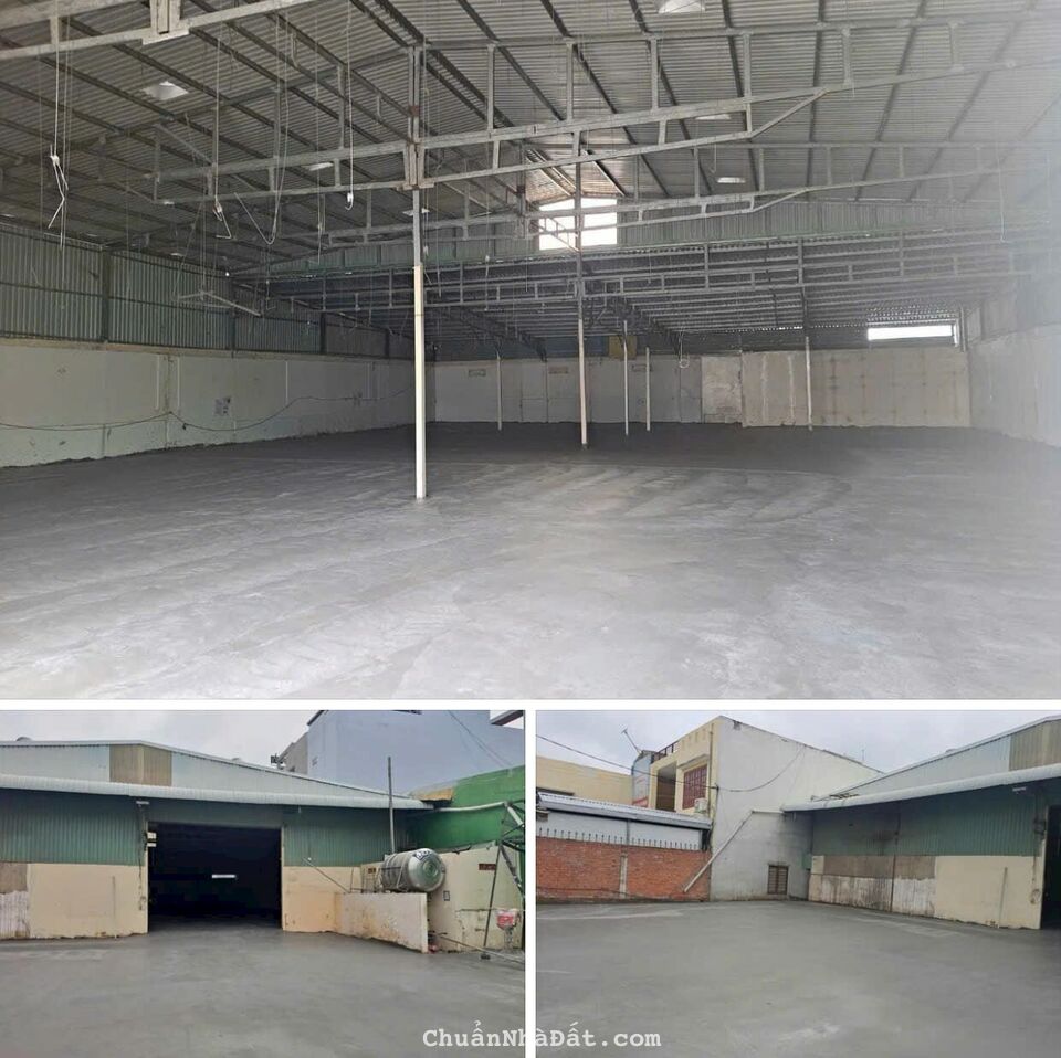 Kho xưởng cho thuê 1000m2, 1200m2 Thạnh Lộc, Apd Quận 12