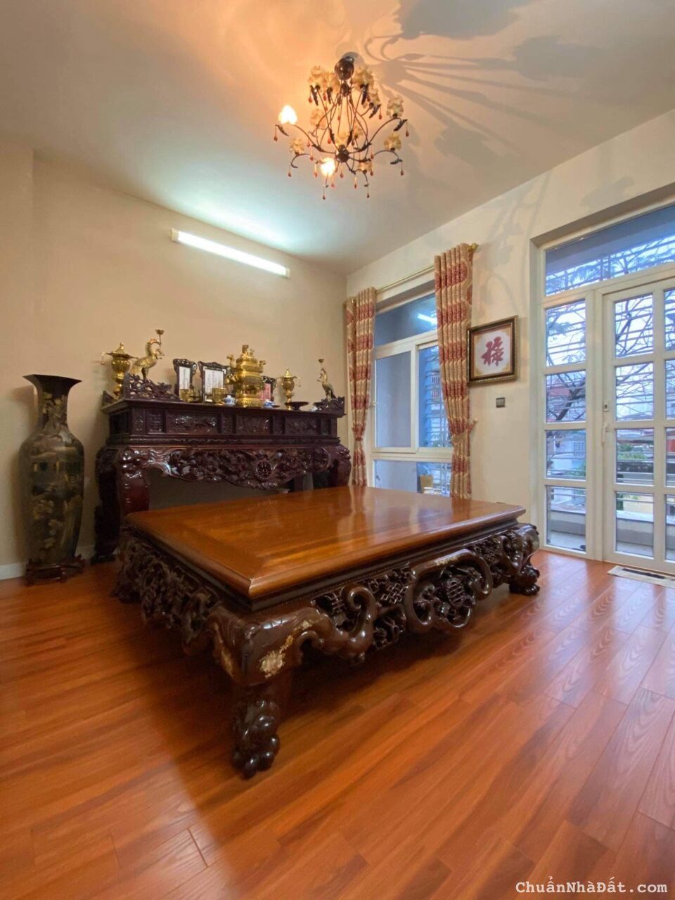 Bán nhà mặt ngõ 187 Trung Kính diện tích sổ 120m² nhà 4 tầng mặt tiền 6 m giá 19 tỷ 