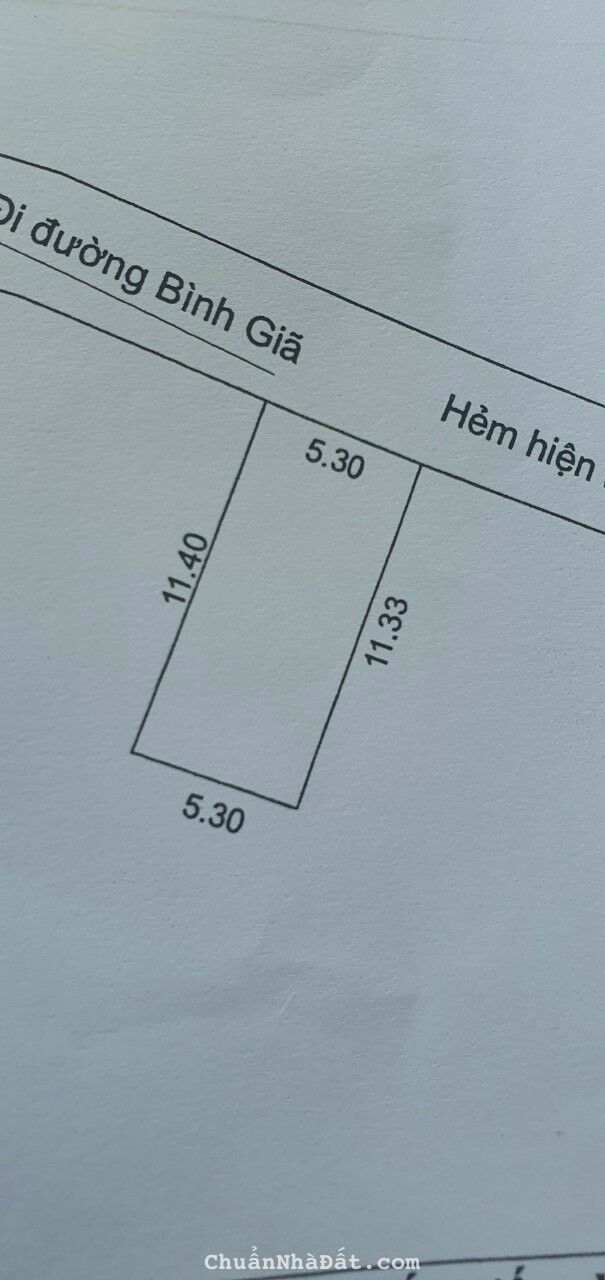 bán lô đất đẹp bình giã p8 vũng tàu vị trí gần đường lớn chỉ vài bước chân và gần chợ gần trường họ