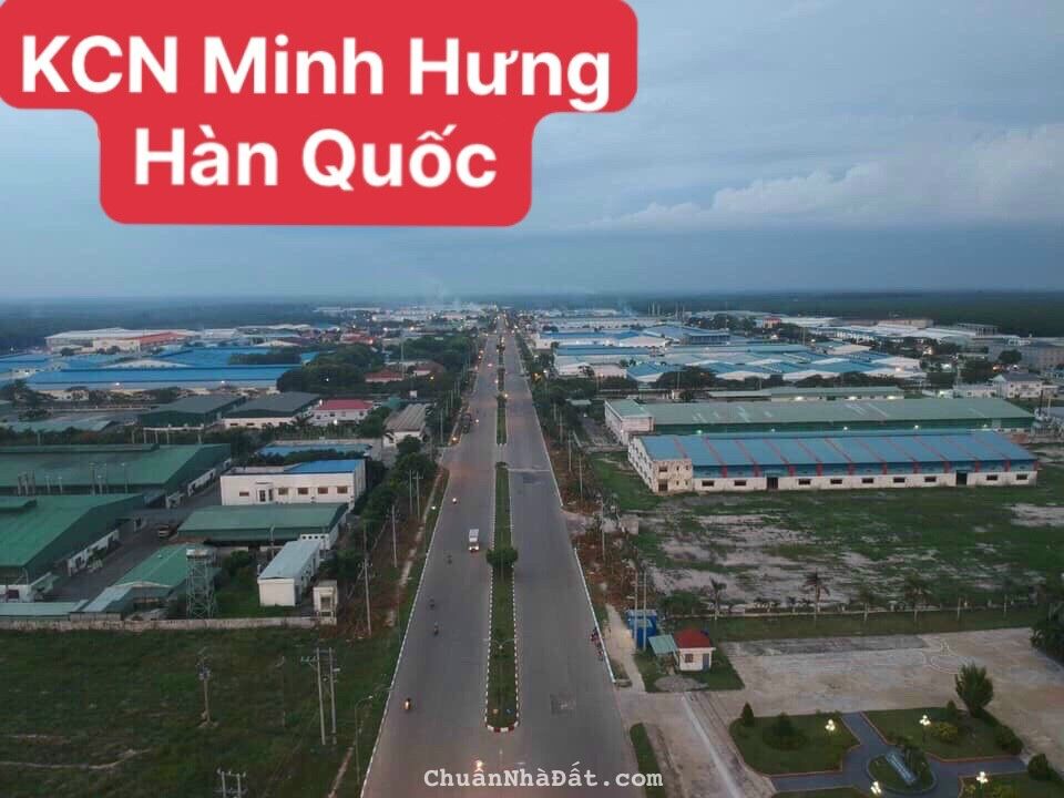 ĐẤT THỔ CƯ HƠN 300M2 SHR NGAY KCN MINH HƯNG HÀN QUỐC, SAU LƯNG KDC ĐẠI NAM