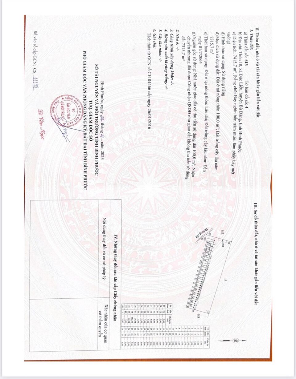 Đất sào hơn 7400m2 sẵn 100m thổ cư mặt tiền đường nhựa 12m, ngay view KDL sinh thái Đất sào hơn 7400m2 sẵn 100m thổ cư mặt tiền đường nhựa 12m, ngay view KDL sinh thái